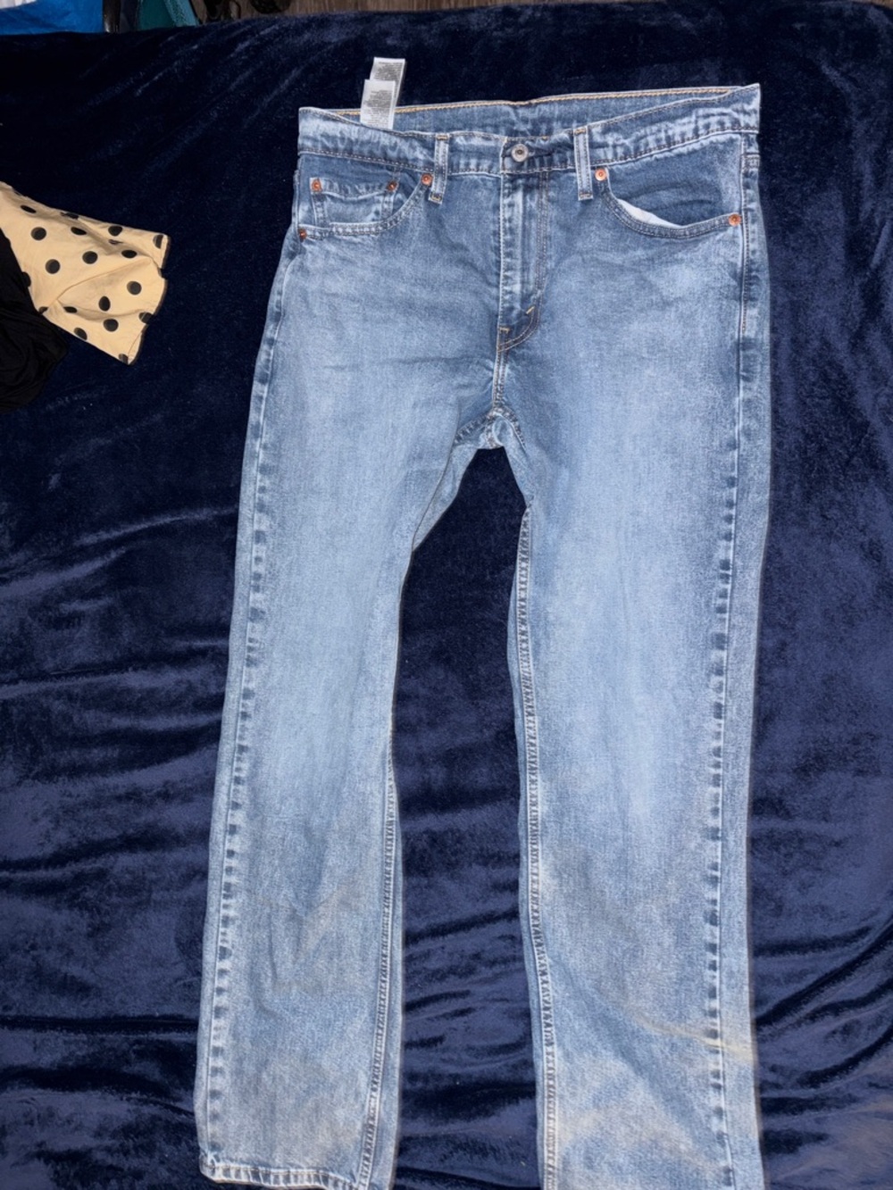 Levi's Men's Straight Leg Light Blue Denim Jeans